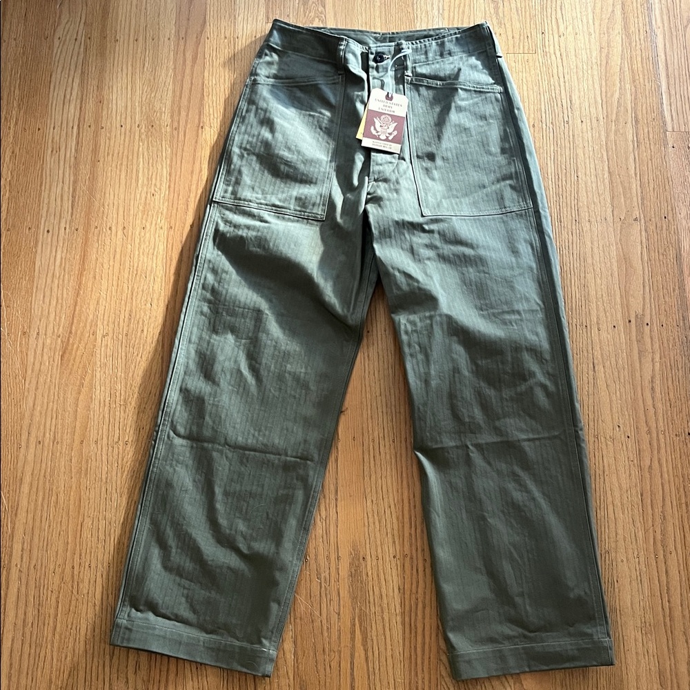 Bronson Mfg Co. Men's Army Utility Olive Green Pants size 32 new with tags - Picture 6 of 7